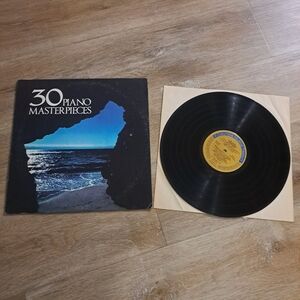 A Columbia Musicial Treasury 30 Piano Masterpieces Vinyl Record Vintage